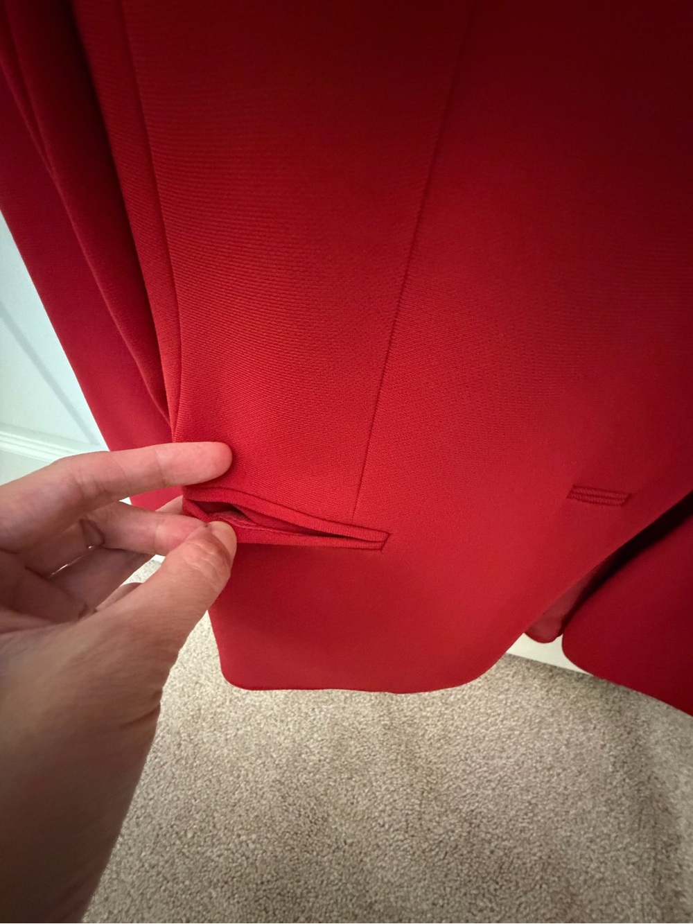 Ann Taylor Petites Vibrant Red Blazer - Picture 4 of 8